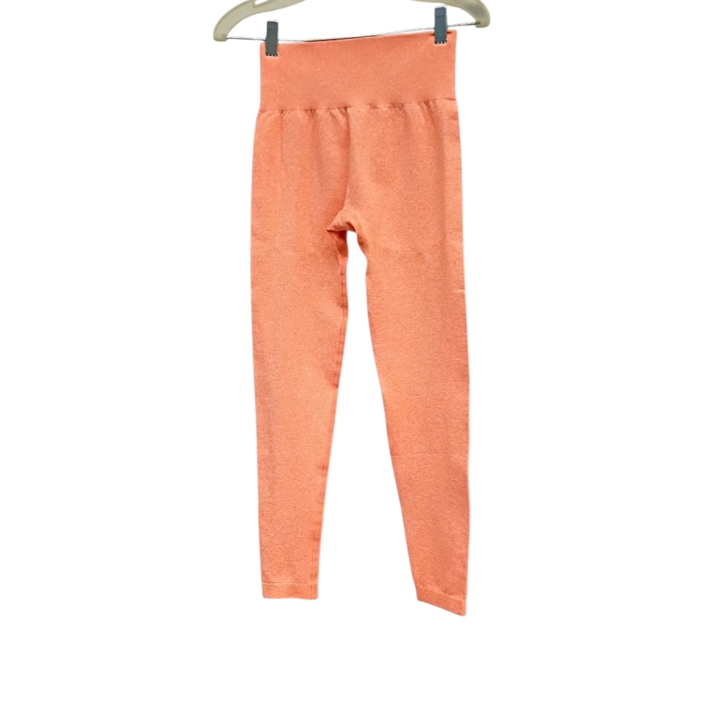 Women's Orange Stretch Leggings - Unbranded sz S